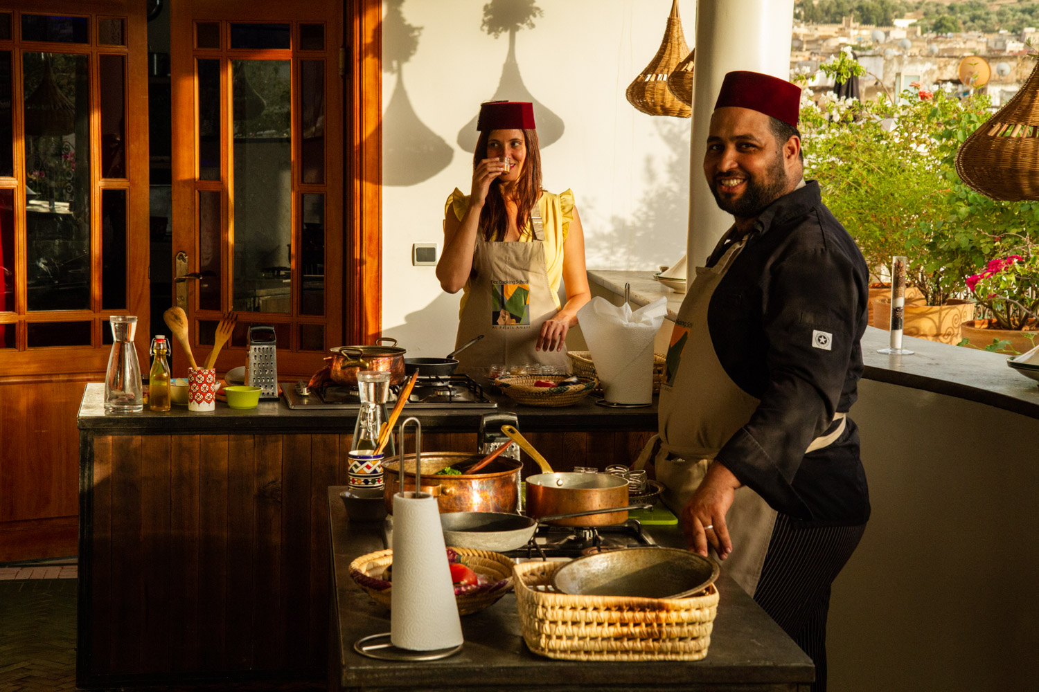 Fès, cooking class al Palais Amani con I viaggi di Bibi (foto Ale di Blasio)