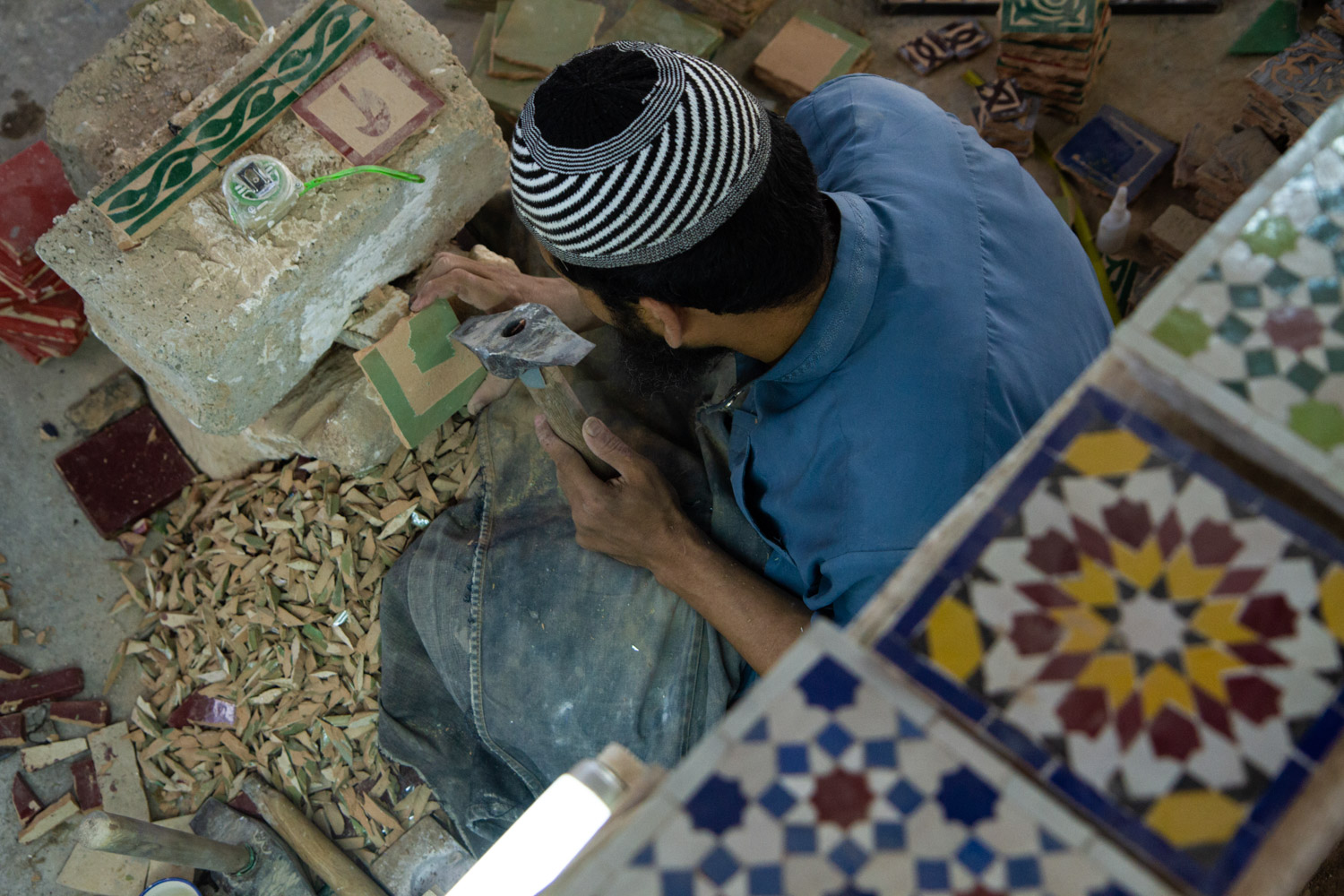 Cosa fare a Fès - ceramica - I viaggi di Bibi