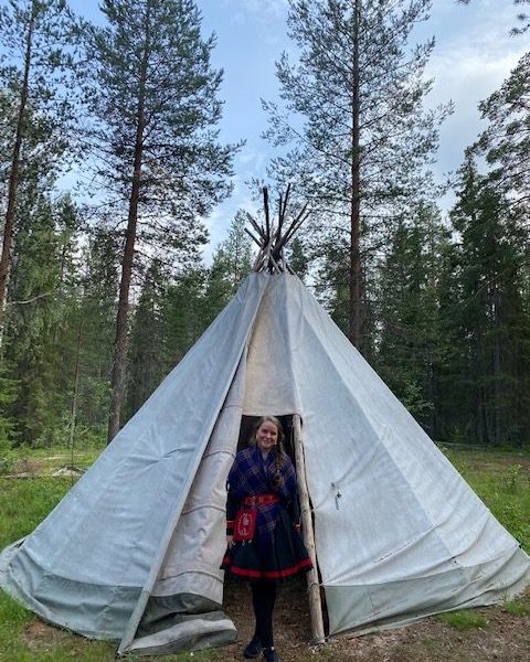 la tenda sami degli Huuva