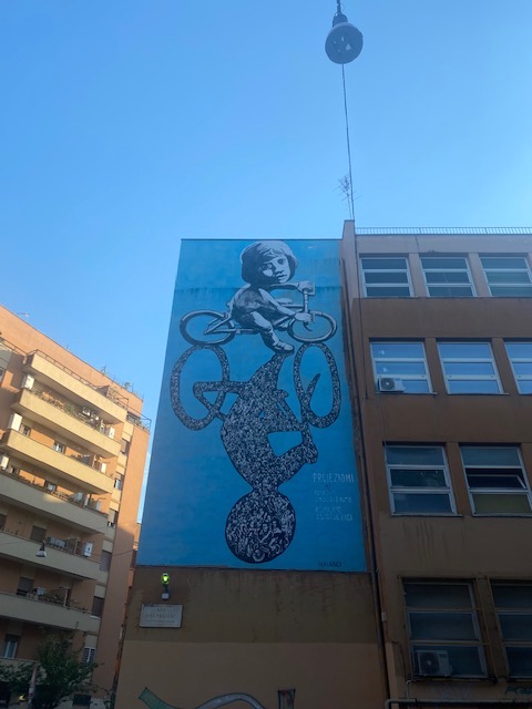 Street art a San Lorenzo - Murales sulle bici a San Lorenzo