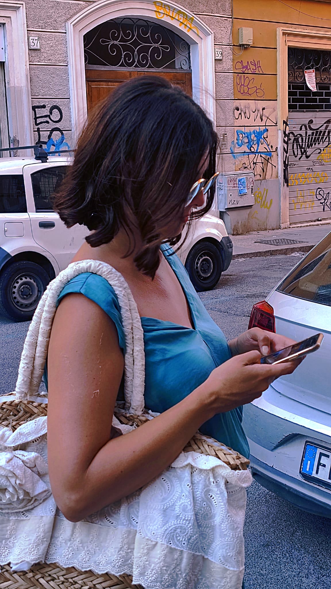 I viaggi di Bibi durante lo street art tour a San Lorenzo