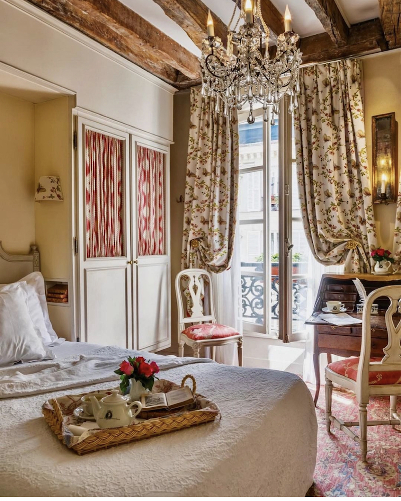Dove dormire a Parigi - Una stanza di un hotel al Marais