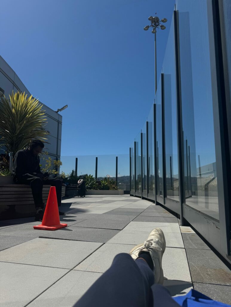 Terrazza aeroporto a San Francisco