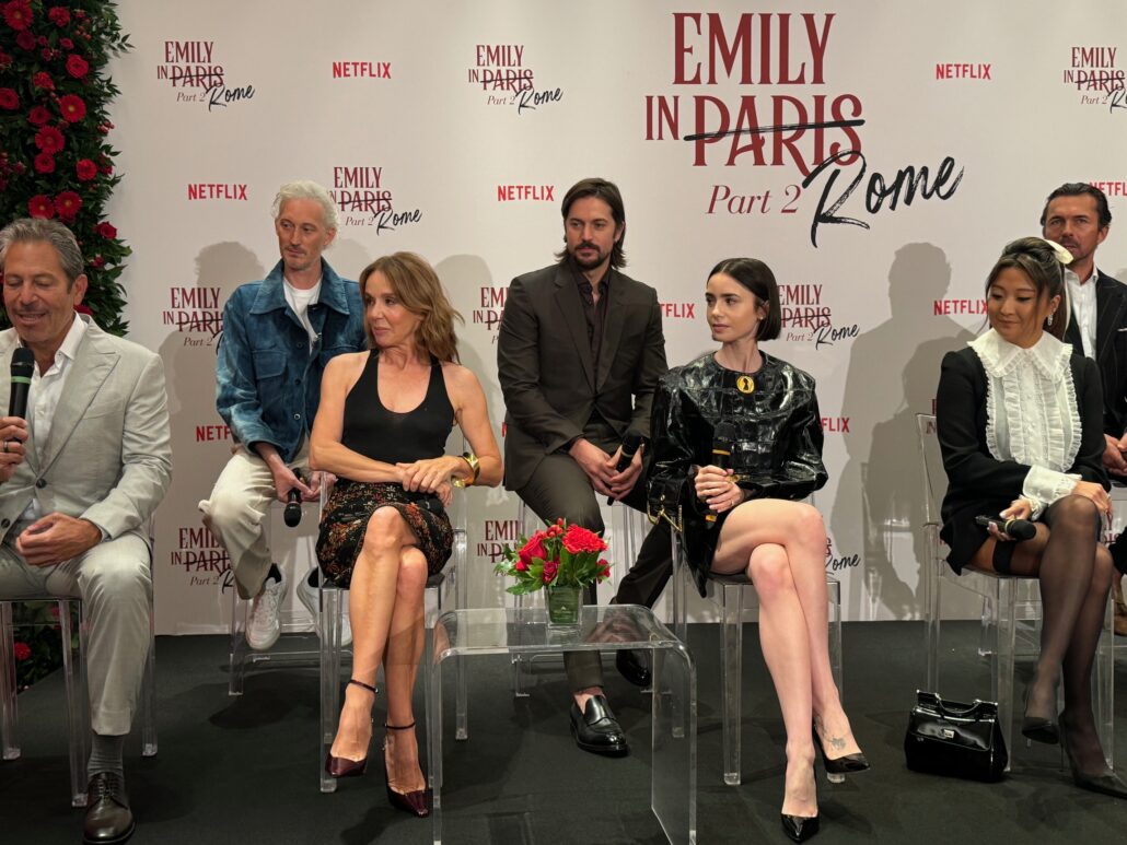 Conferenza Netflix Emily in Paris