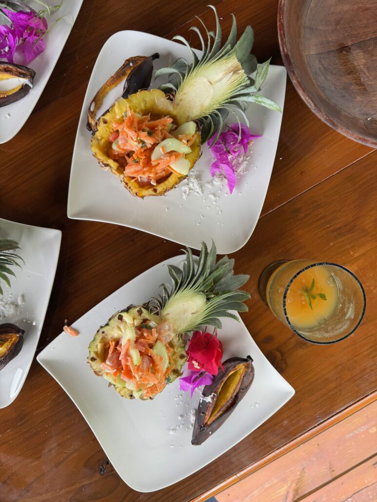 Cooking class a Moorea Poisson cru