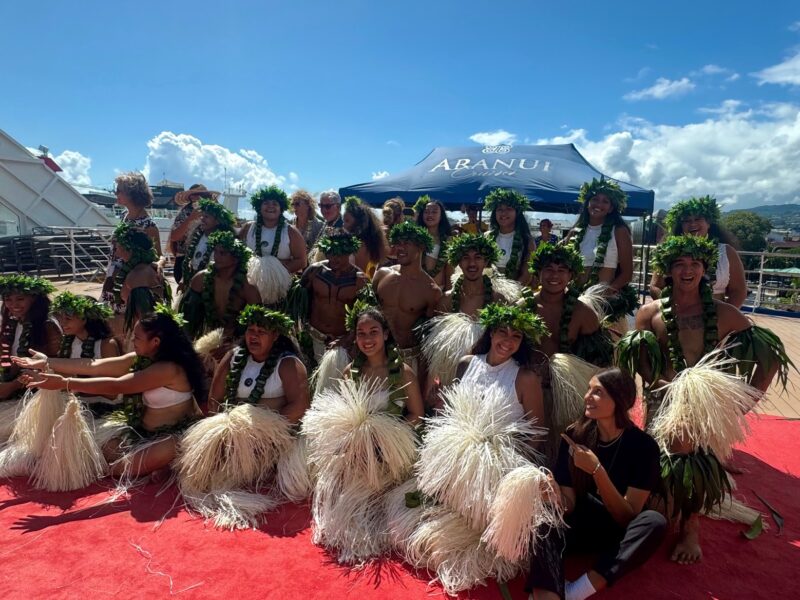 Danzatori polinesiani sulla nave cargo Aranui 5