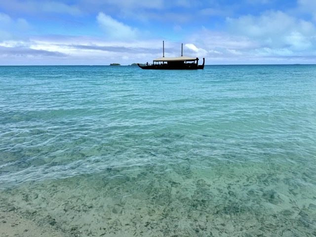 Laguna e megattere ad Aitutaki